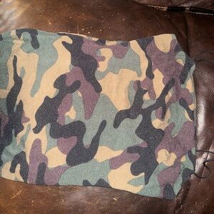 Camo bodycon tank dress